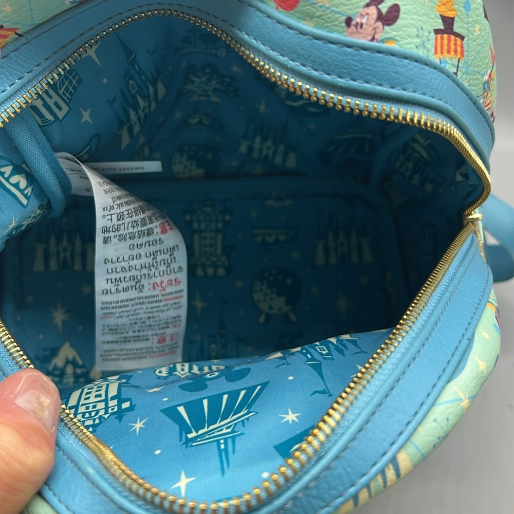 Disney Mickey Mouse & Friends Play in the Park Loungefly Mini Backpack - Picture 9 of 10